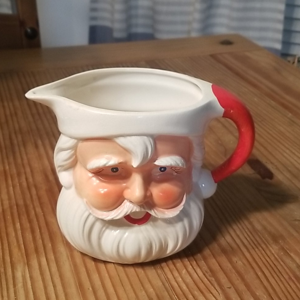 Vintage Santa pitcher
